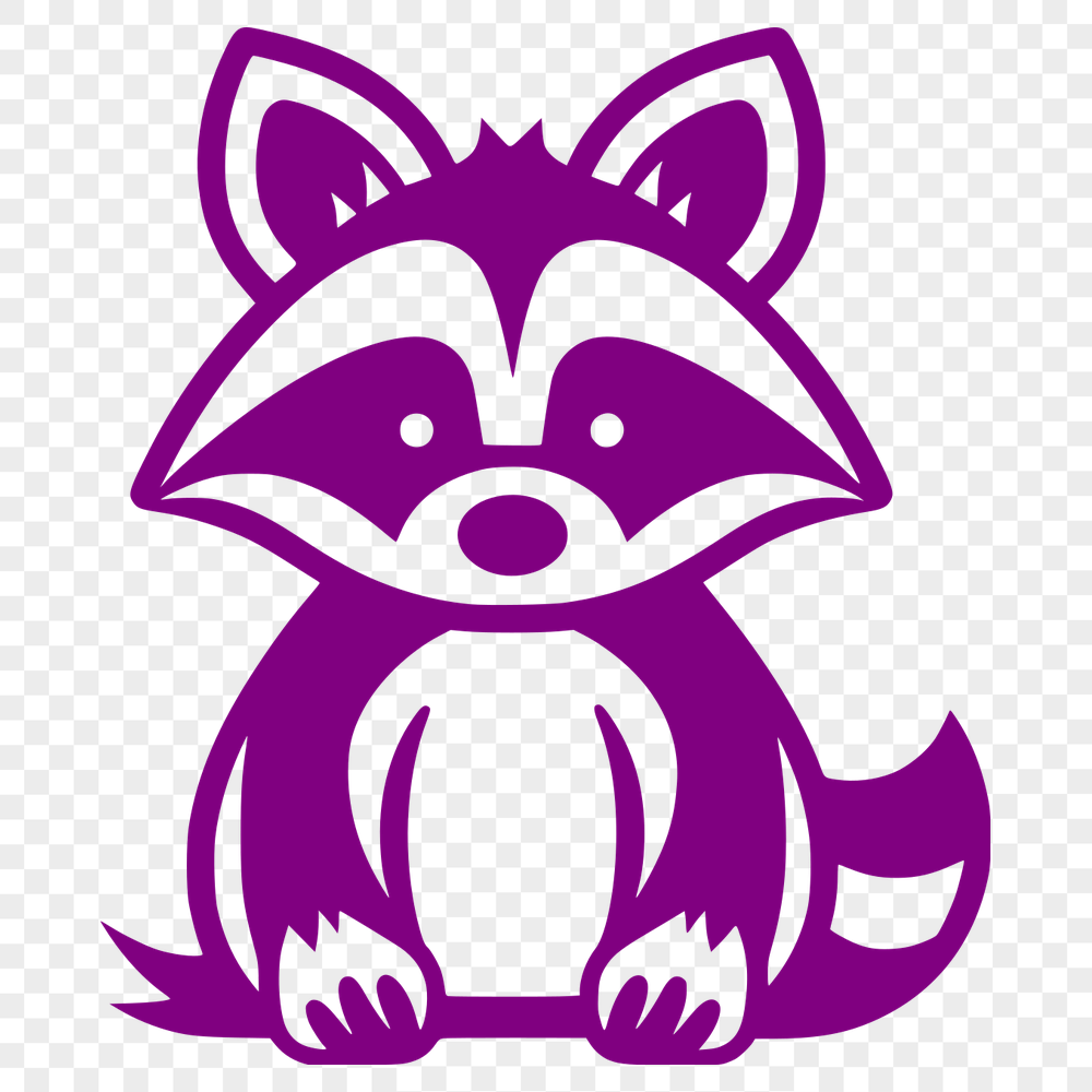 Creative Racoon Drawing