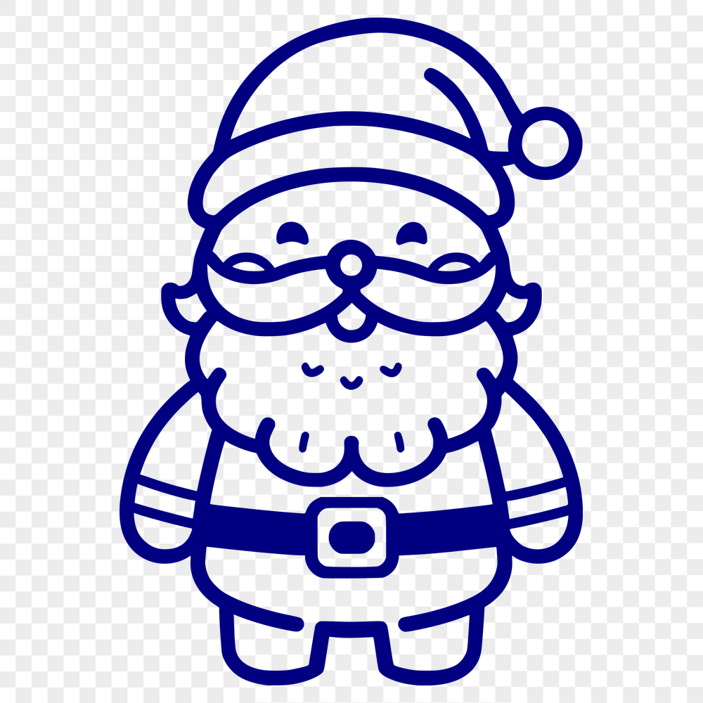 Unique Santa Claus Printable Image