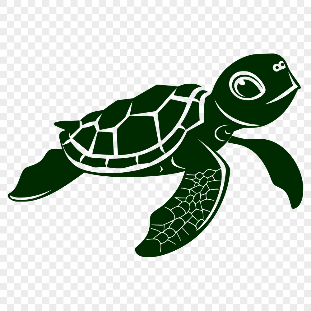 Artistic Sea Turtle - For Laser Project