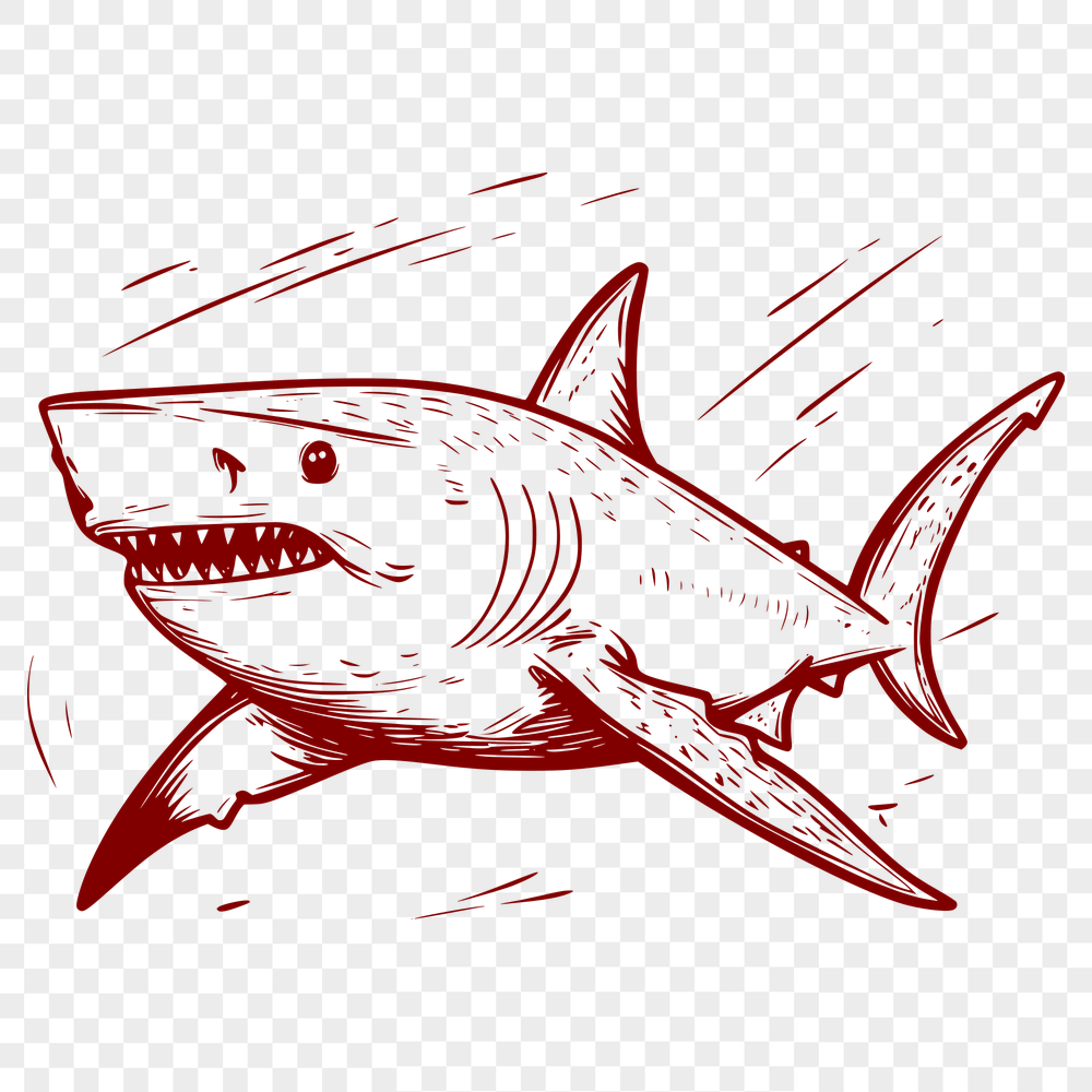 Shark In PNG Format - Free Commercial Use License