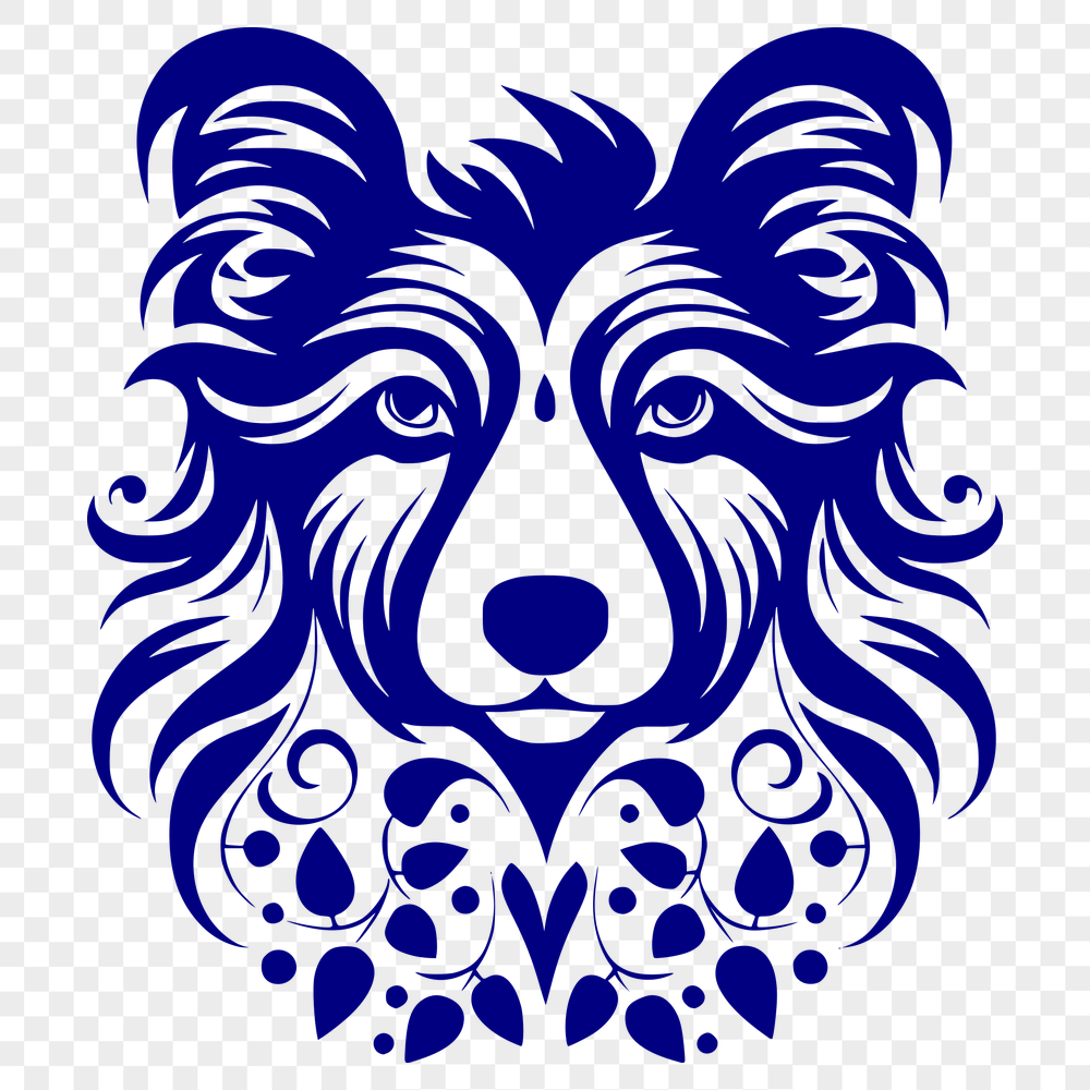 Ornate Shetland Sheepdog - For Laser Engraver Project