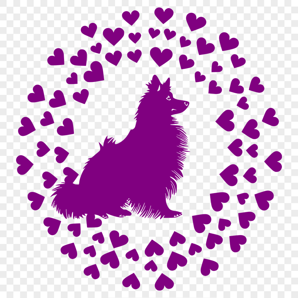 Free Artistic Shetland Sheepdog Design