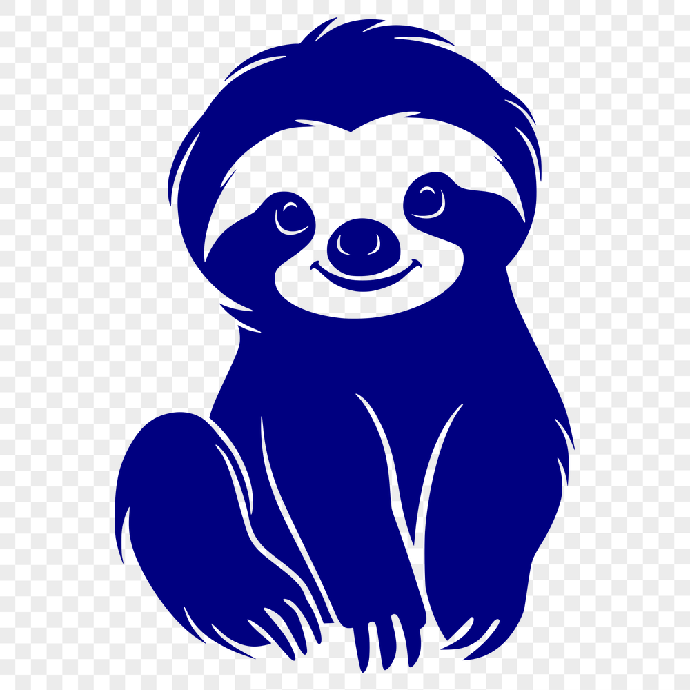 Beautiful Sloth Clipart