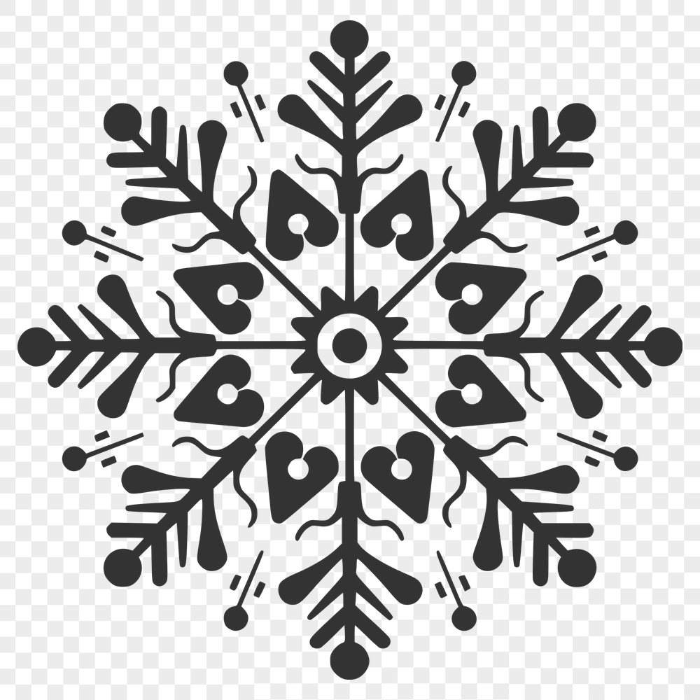 Unique Snowflake Clipart