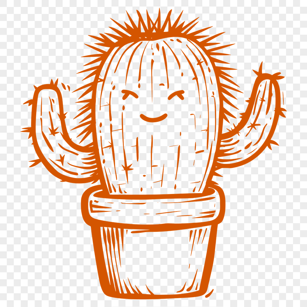 Creative Cactus Printable Image