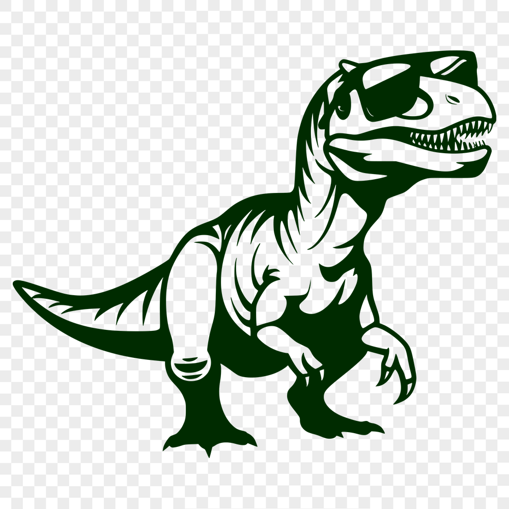 Beautiful T Rex In SVG & DXF