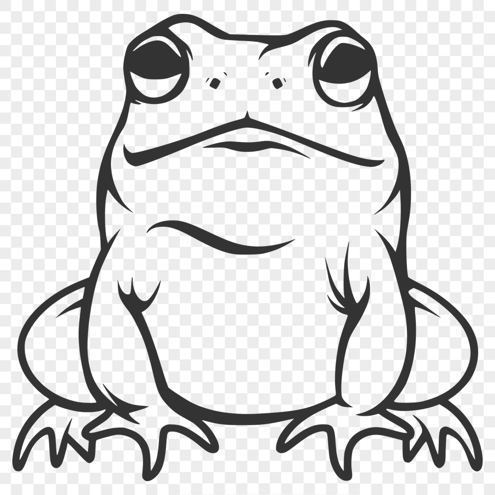 Free Unique Frog Vector Craft File