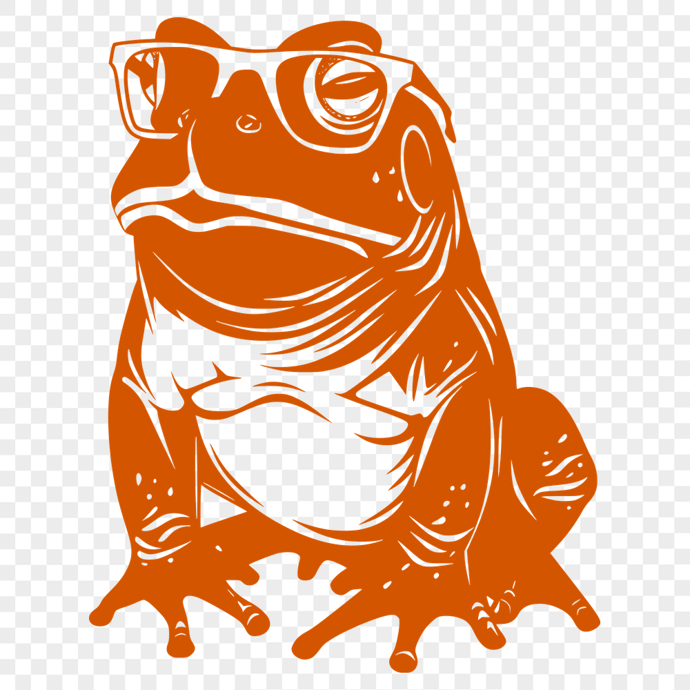 Toad Wearing Glasses