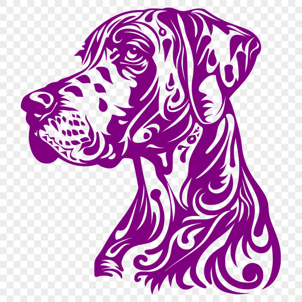 Free Stunning Great Dane Stencil