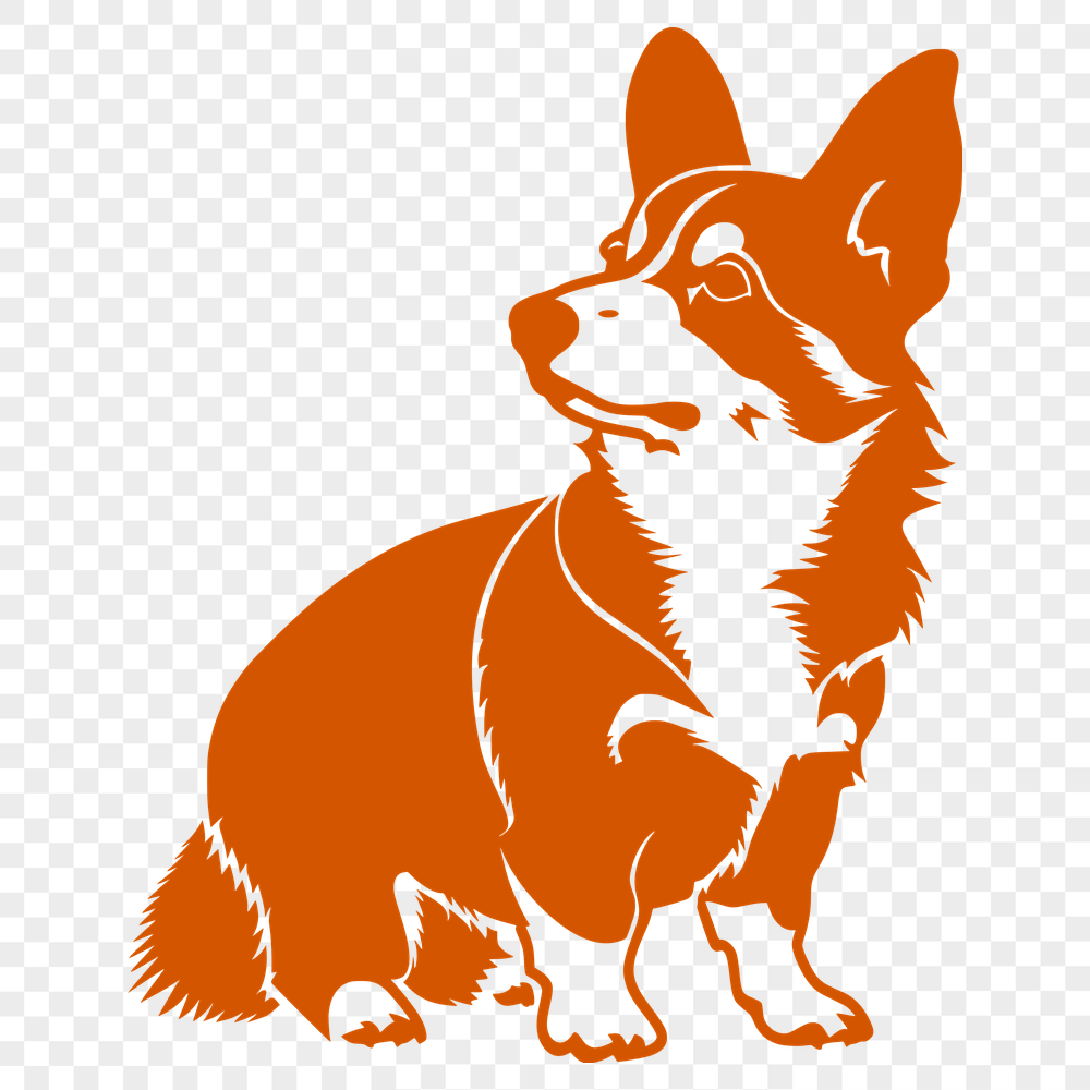 Free Creative Welsh Corgi Printable Artwork