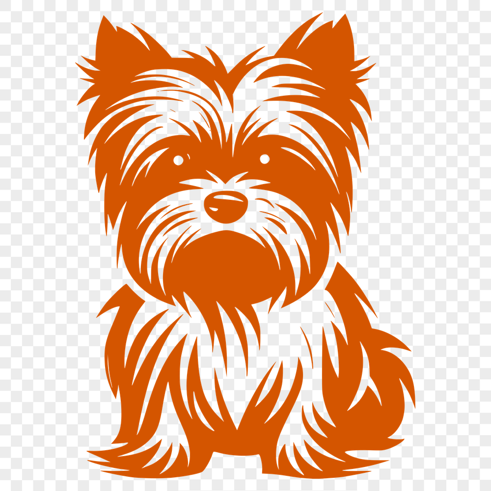 Stunning Yorkshire Terrier Digital Artwork