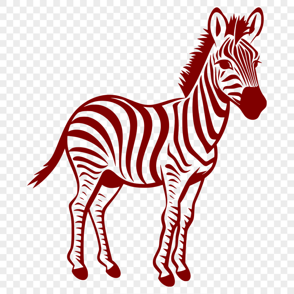 Creative Zebra SVG, PNG, PDF And DXF Files