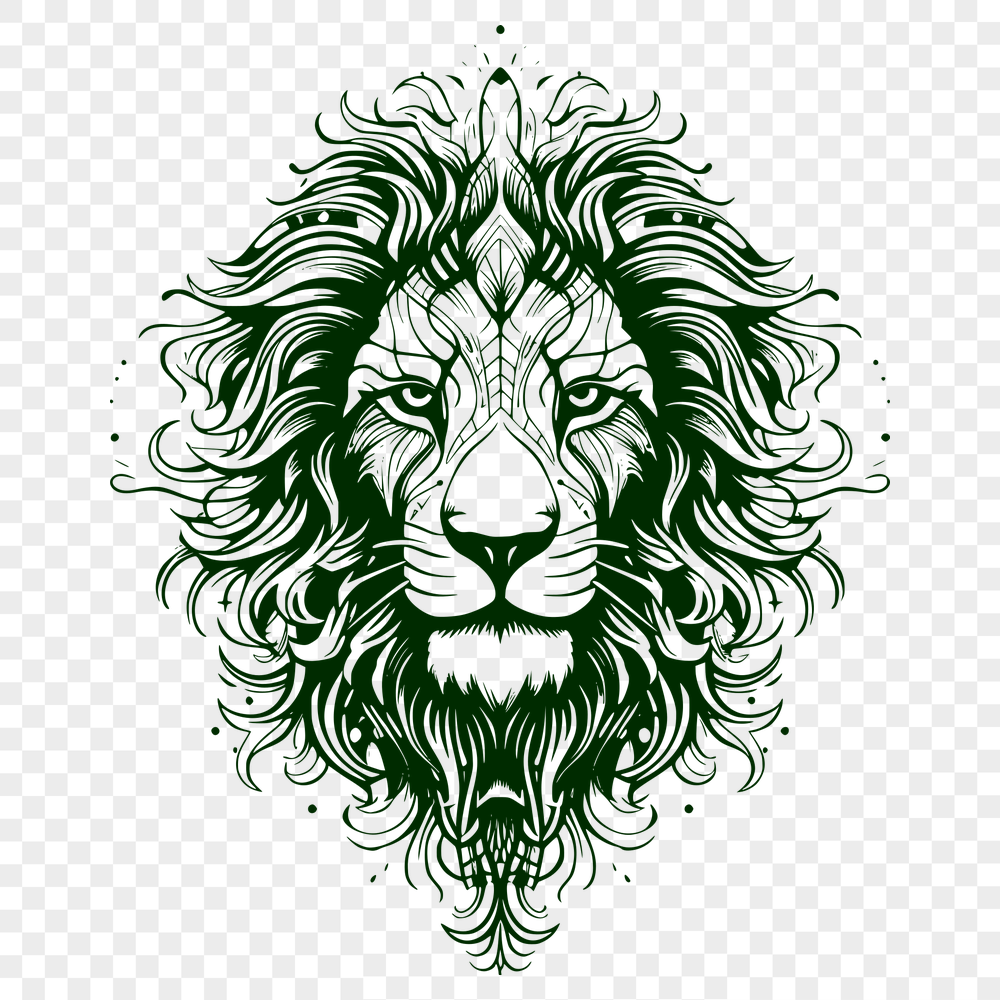 Free Unique Big Cat Vector Illustration