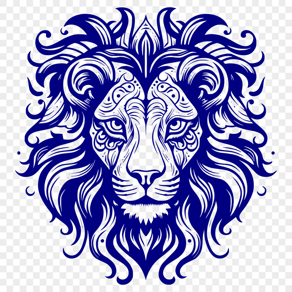 Artistic Lion PNG