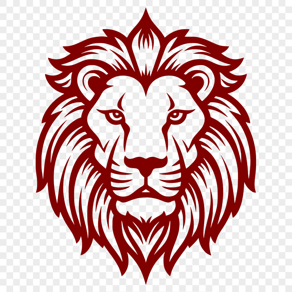 Free Creative Lion Decal