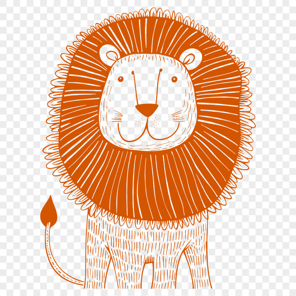 Unique Standing Big Cat Vector Craft File