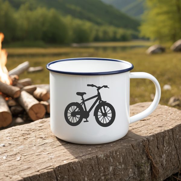 A stylized illustration of a bicycle, suitable for commercial or personal projects.