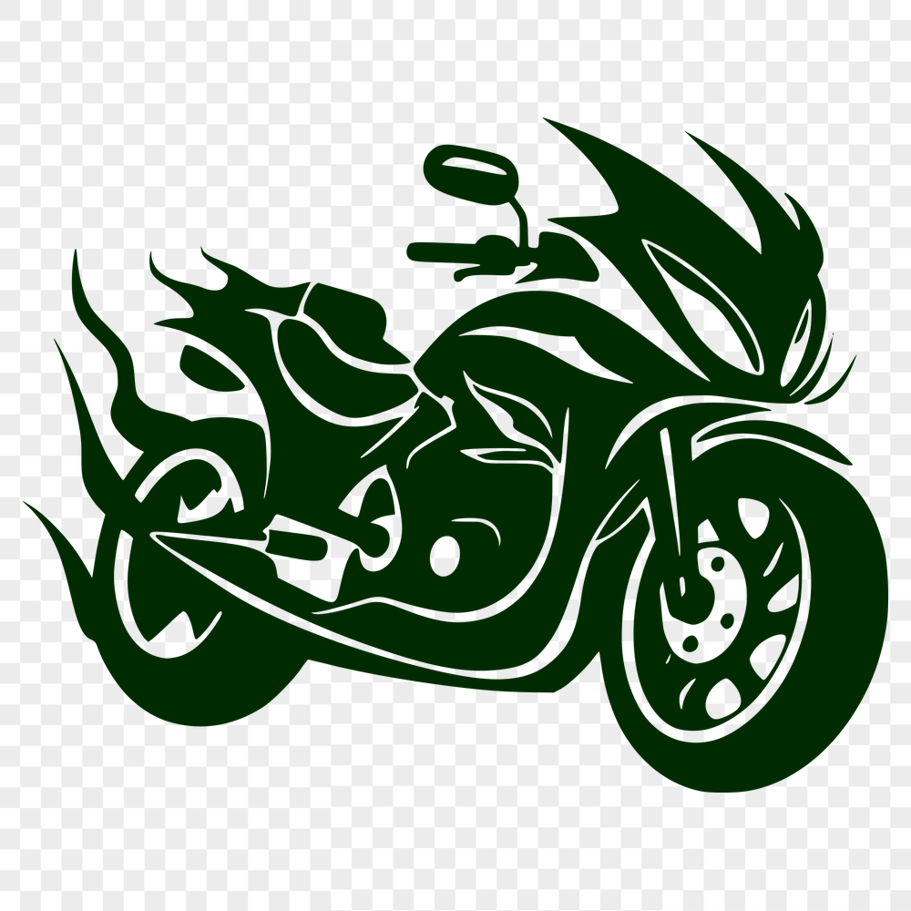 Free Creative Motorcycle Template