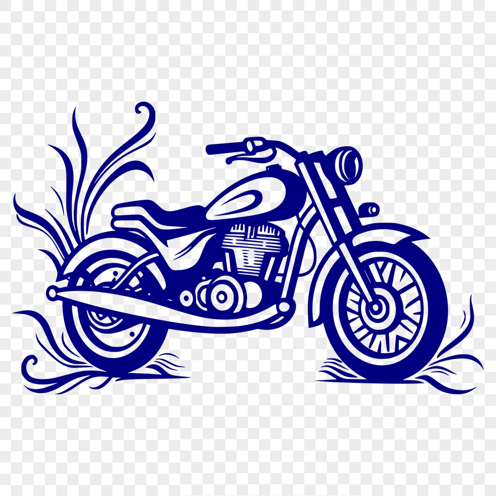 Unique Motorcycle Vector Art