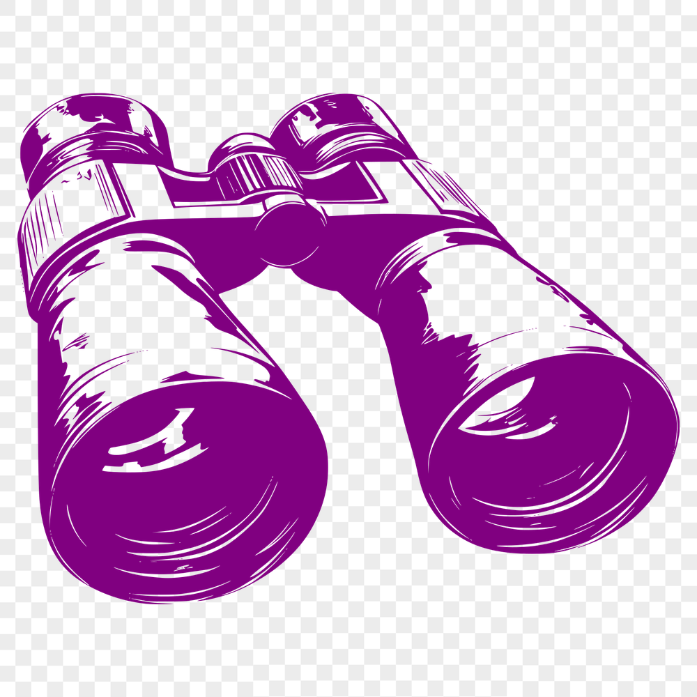 Artistic Binoculars In DXF Format - Free Download