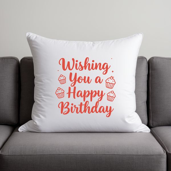 A colorful illustration of a birthday celebration with candles and balloons, suitable for commercial or personal use.