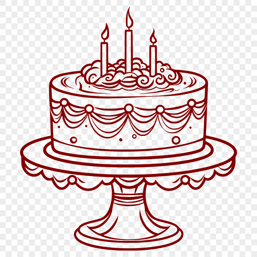 Cake Vector Craft File In PNG File Format For Free Download