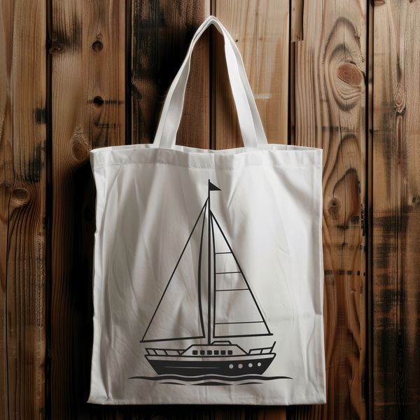 A Free SVG Boat Design for Digital Crafting A detailed illustration of a boat with a simple design suitable for various digital uses including vector art and clipart.
