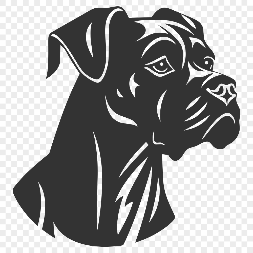 Stunning Boxer - Laser SVG