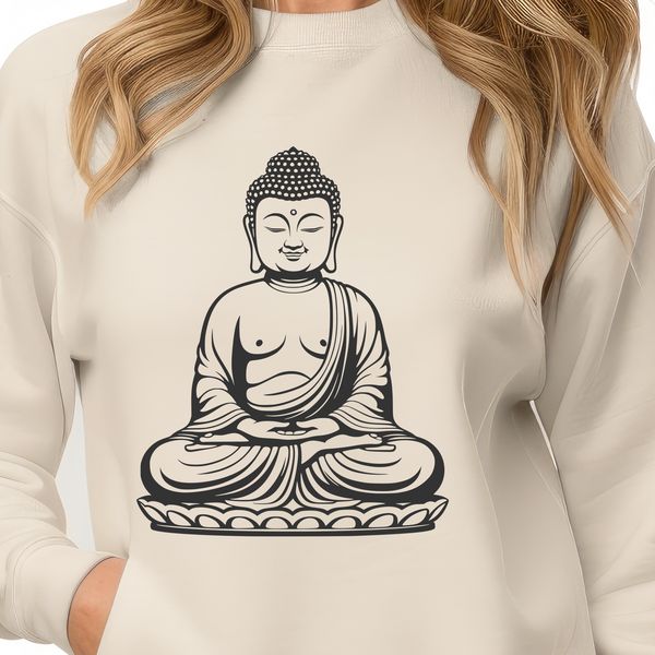 Spiritual Iconography Vector Art Religious iconography symbolizing spiritual enlightenment, available as vector art in SVG format.