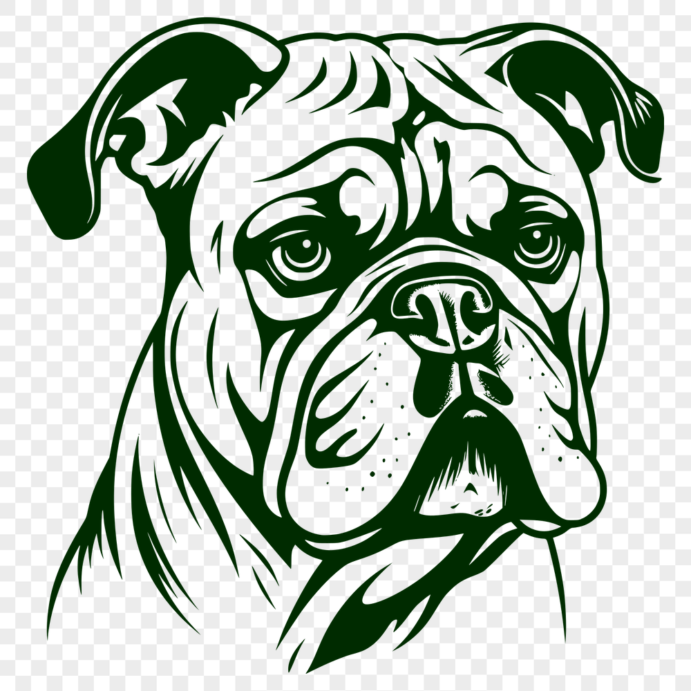 Creative Bulldog Printable Image