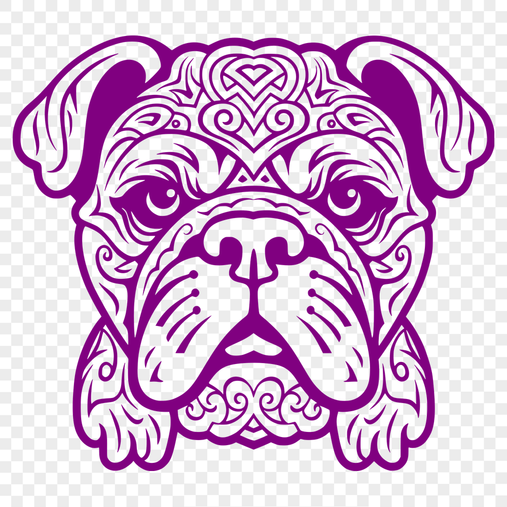 Unique Bulldog Vector Image