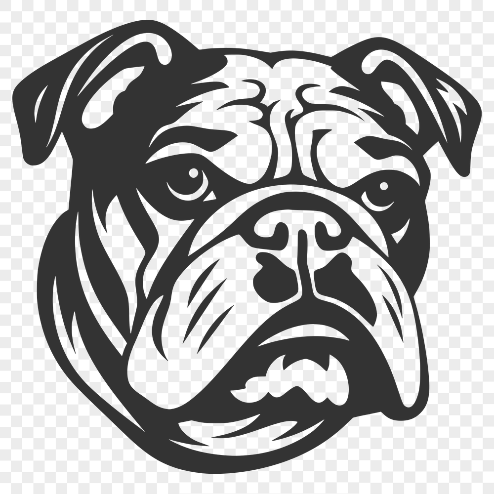 Free Bulldog Vector Drawing