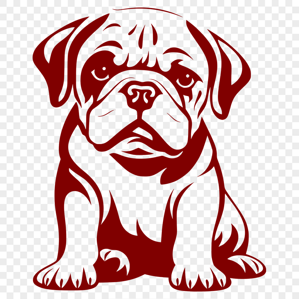 Free Creative Puppy Vector Art