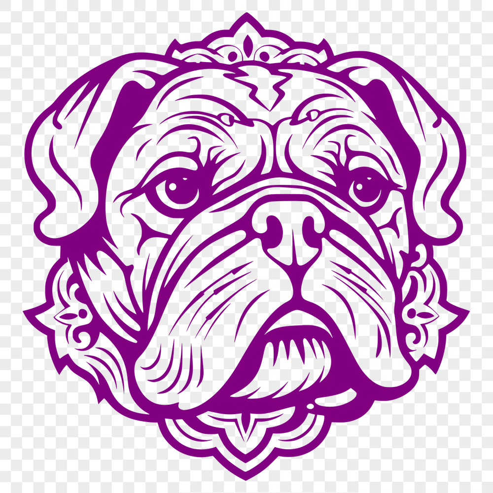 Ornate Bulldog Artwork