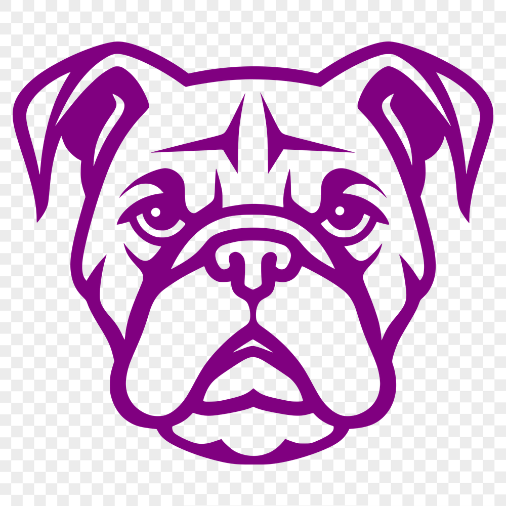 Stunning Bulldog Vector Art