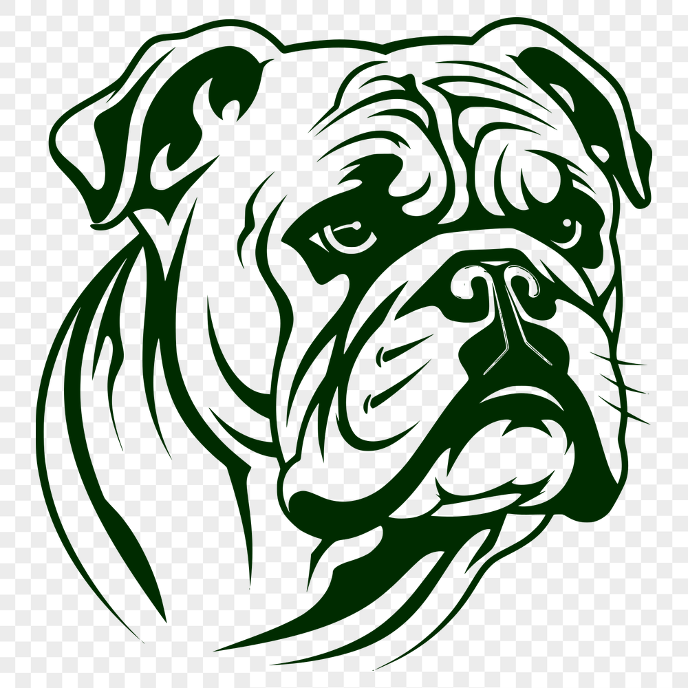 Beautiful Bulldog Vector Art