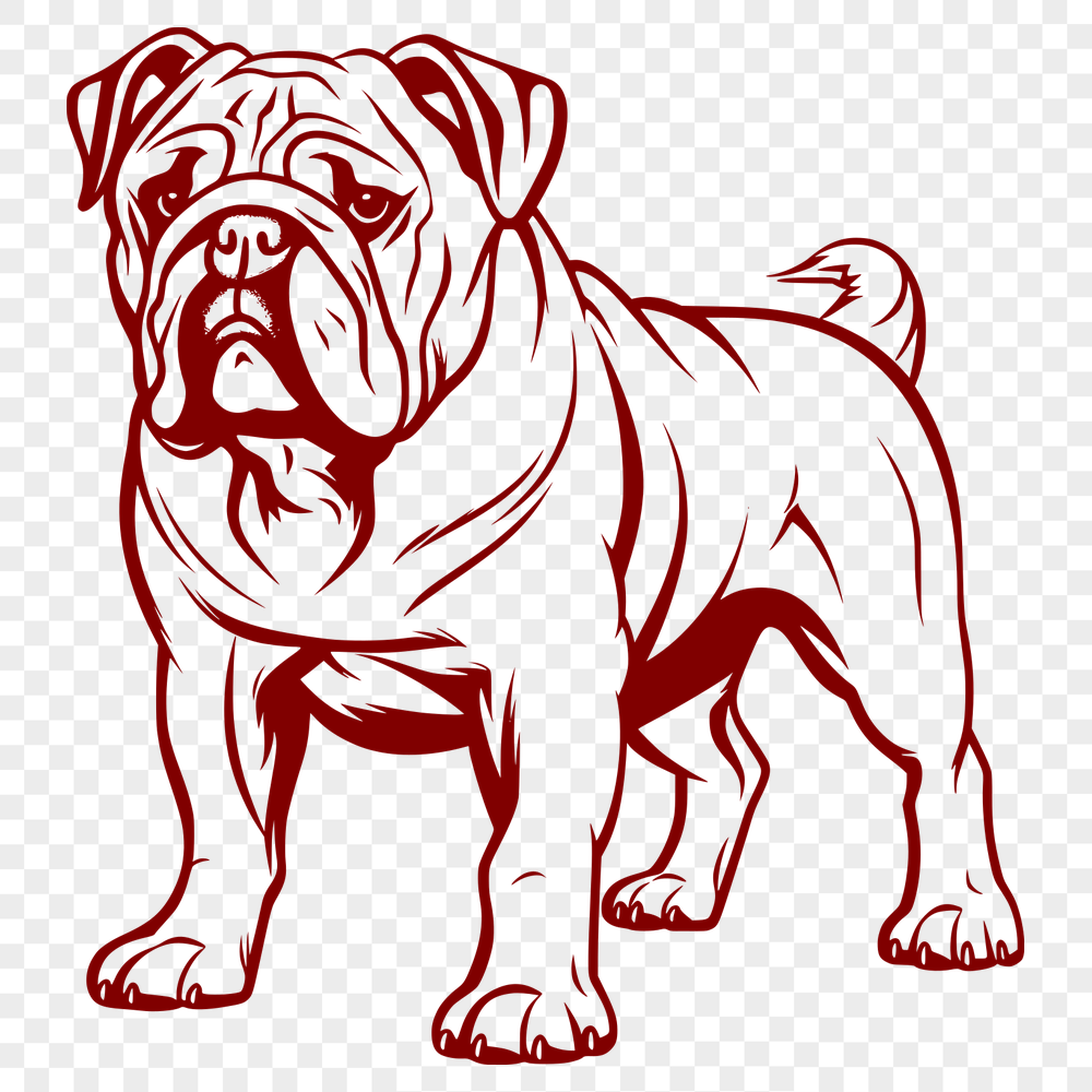 Artistic Bulldog - For Laser Cutter Project