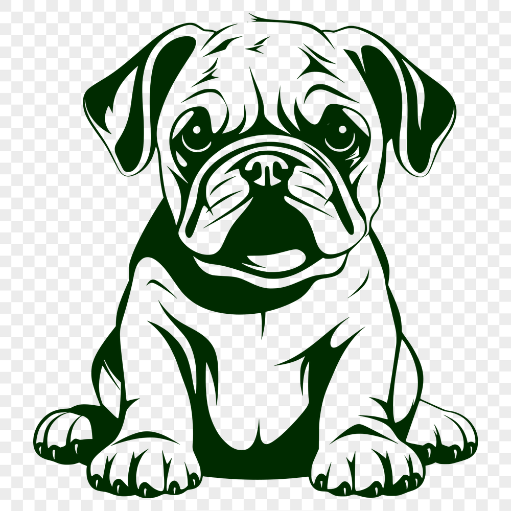 Free Creative Puppy Vector Craft File