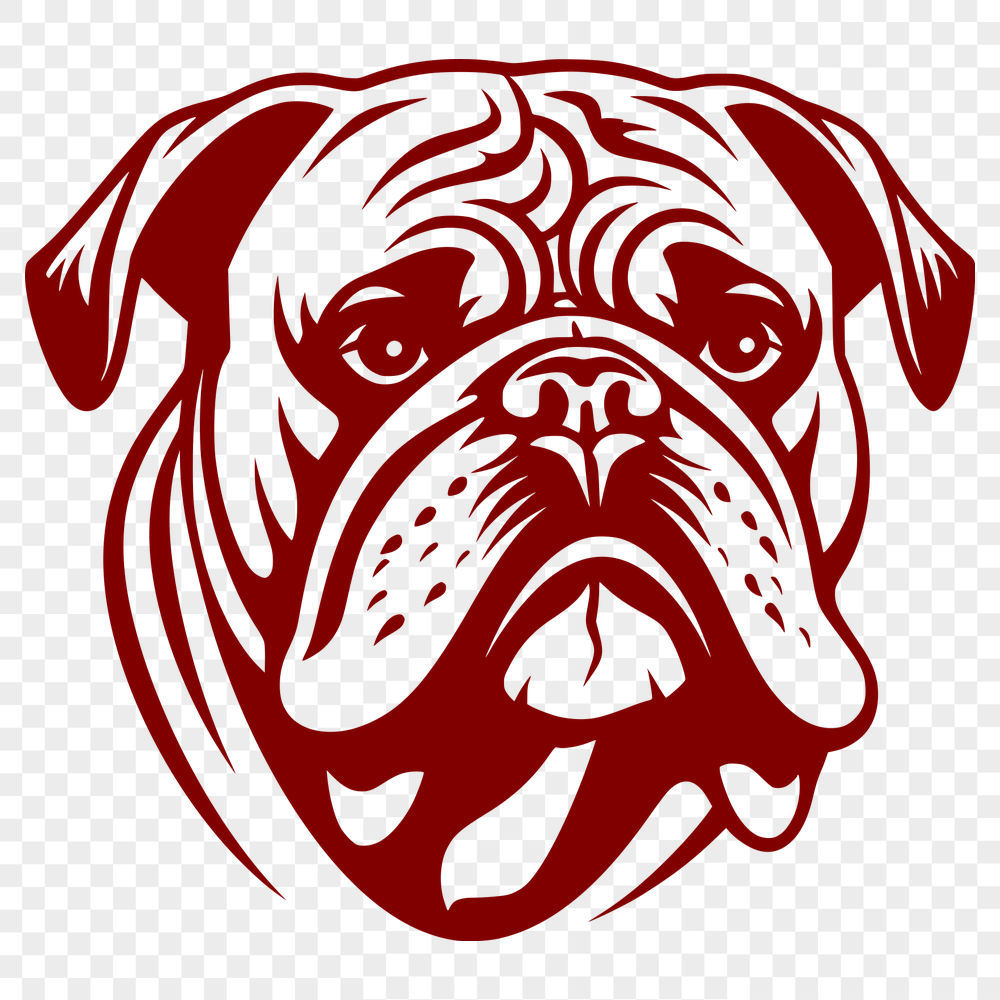 Unique Bulldog Illustration