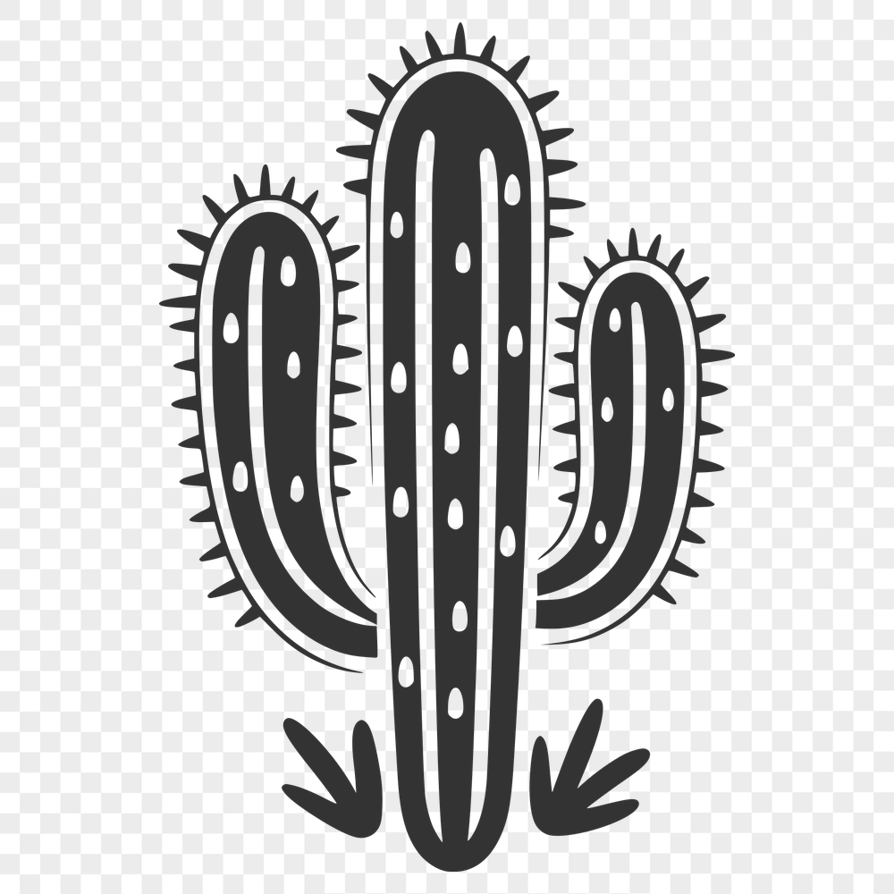 Free Artistic Cactus Artwork