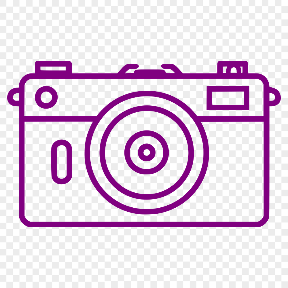 Beautiful Camera Vector Craft File