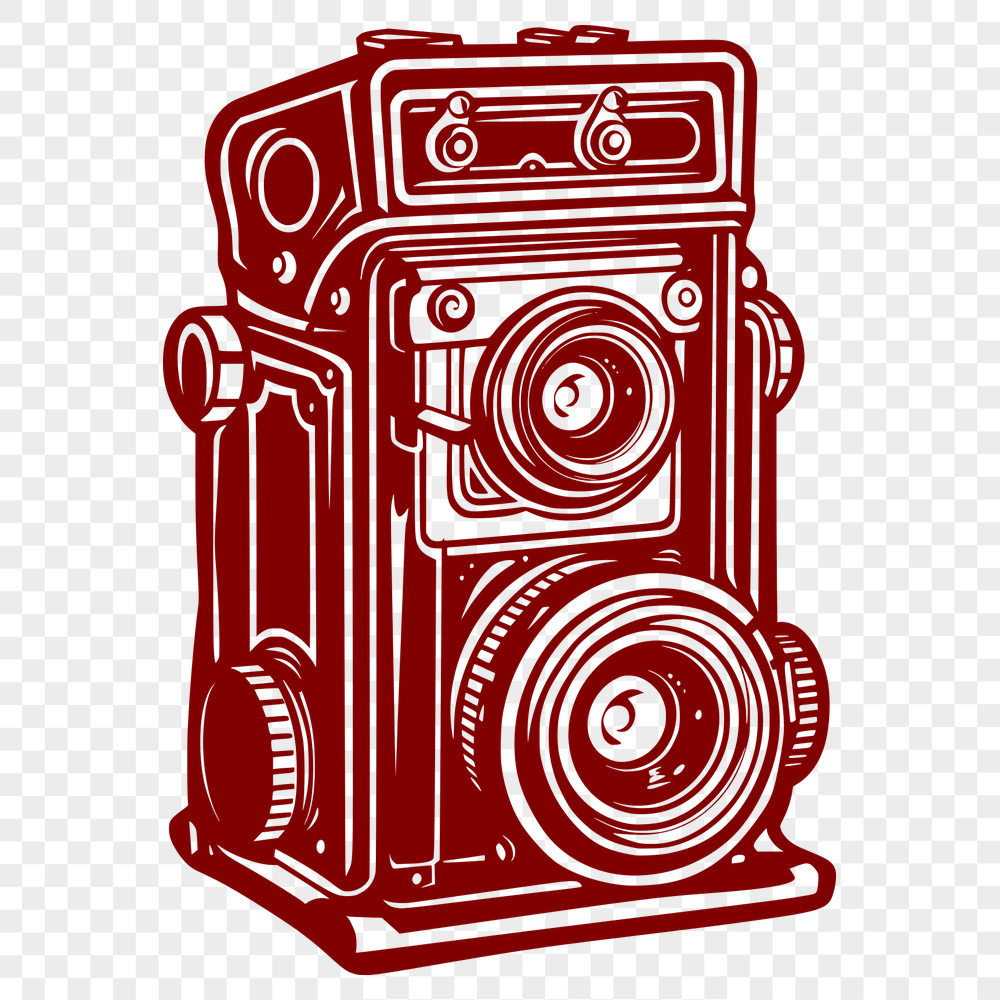 Artistic Camera SVG, PNG, PDF And DXF Files