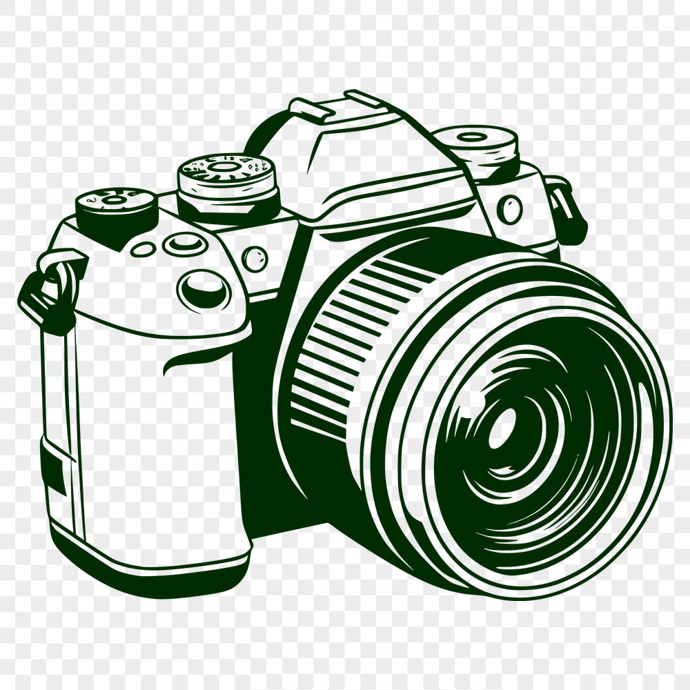 Unique Camera Stencil