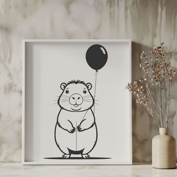 A large rodent native to South America, resembling a giant guinea pig.