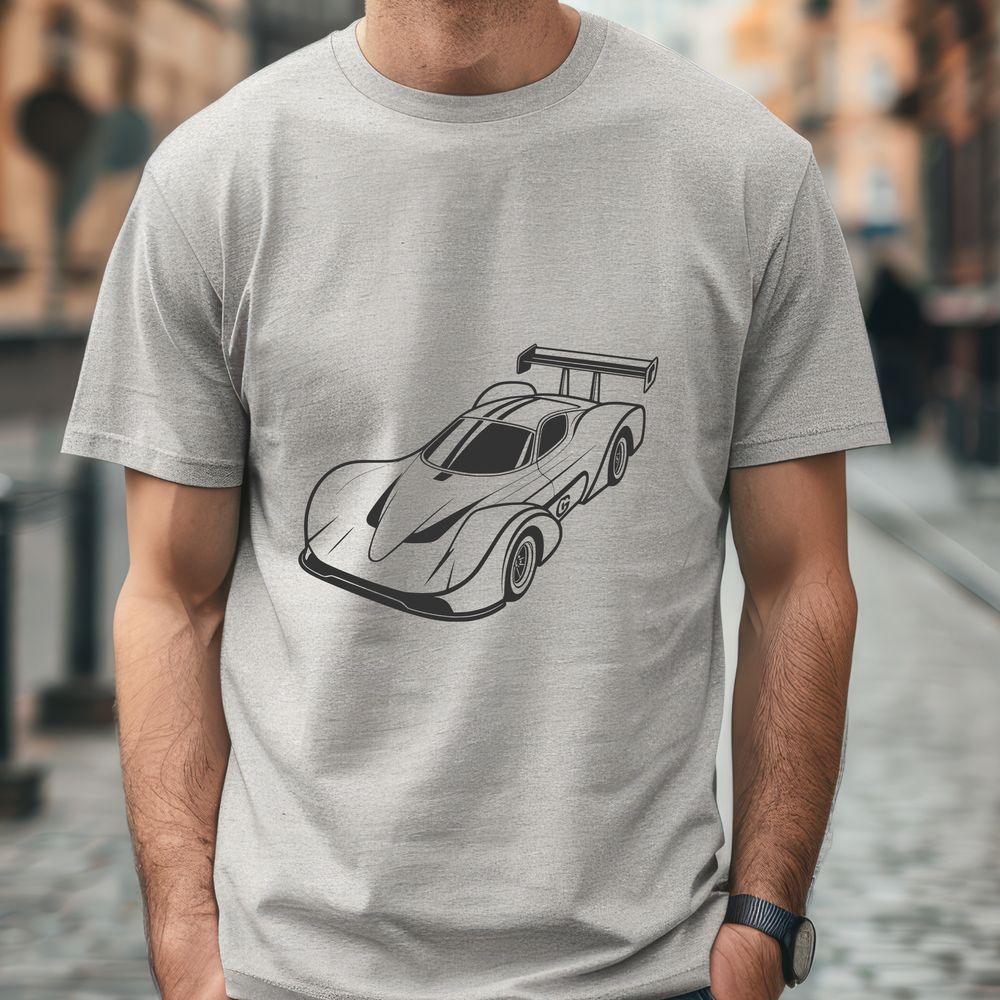 High-Performance Vehicle SVG Art A high-performance racing car design, ideal for vector art projects.