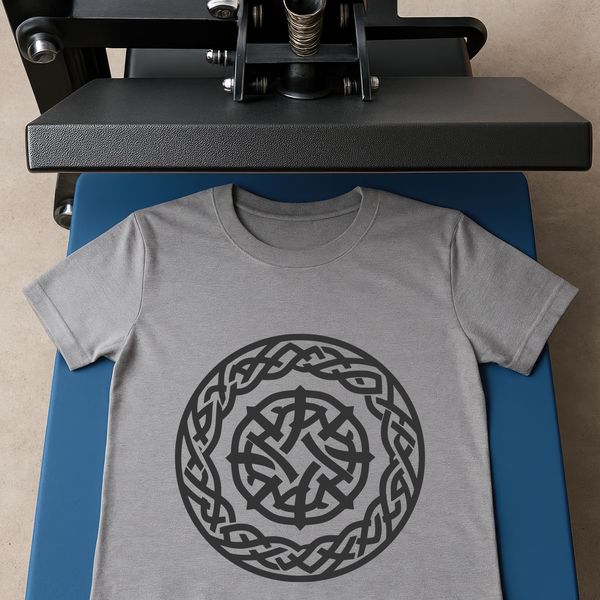 Ornate Celtic pattern vector art design for cutting machines like Cricut.