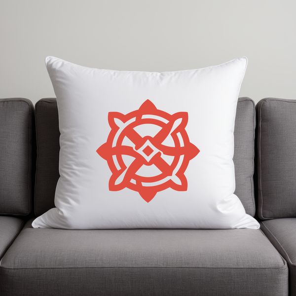 Ornate Celtic pattern with intricate shape and embellishment details.