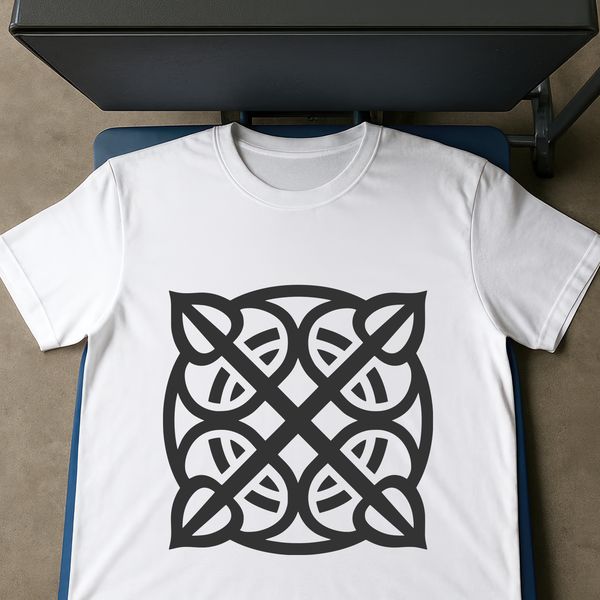 A detailed, ornate pattern featuring intricate Celtic designs, perfect for cutting machine projects.