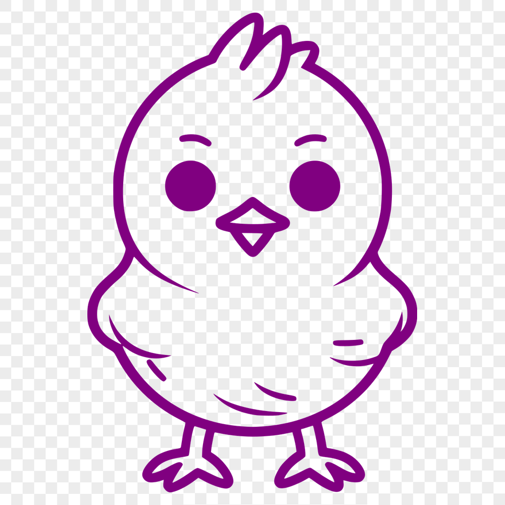 Unique Chick Clip Art