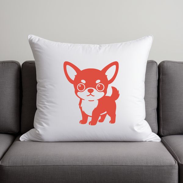 A small dog breed, specifically a Chihuahua, depicted in an SVG format.